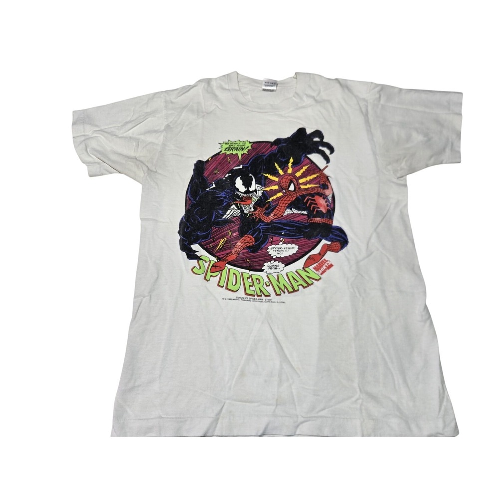 Vintage Venom Spider-Man 90s T-Shirt‎ Men's Large FOTL Marvel